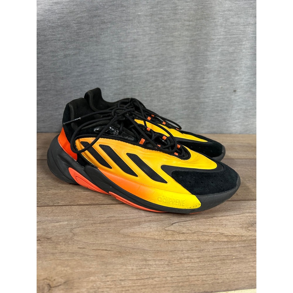 Adidas Ozelia Mens Sneakers Yellow Orange Black Adiprene Running Shoes AFZ5882 8